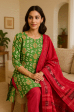 Sambalpuri Cotton Dress- Fish Body