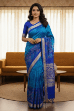 Sambalpuri Silk (Patta) Tribal & Animal Print