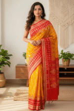 Khandua Silk (Patta) Saree – Tribal Body