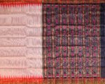 Khandua Silk (Patta) Saree – Pasapalli Checks Body Temple Border - Image 4