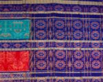Sambalpuri Cotton  Ikkat Half n Half with Fish Border - Image 4
