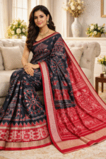 Chakraveena Silk Sambalpuri Silk (Patta) with Blouse