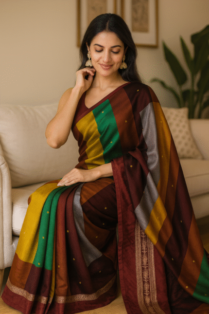 Pancharaga Heritage Sambalpuri Silk (Patta)