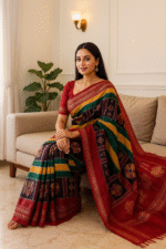 RangVistaar Ikat Elegance Sambalpuri Cotton with Blouse