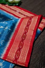 Teal Tarang Khandua Silk (Patta) - Image 3