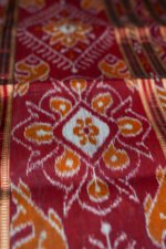 Teal Tarang Khandua Silk (Patta) - Image 4