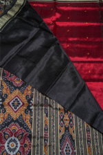 Gulmohar Classic Sambalpuri Silk (Patta) with Blouse - Image 6