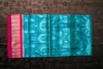 TealVamika Sambalpuri Silk (Patta) with Blouse - Image 6
