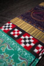 Vrindika Royal Ikat Sambalpuri Cotton with Blouse - Image 4