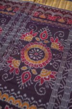 Vrindika Royal Ikat Sambalpuri Cotton with Blouse - Image 7