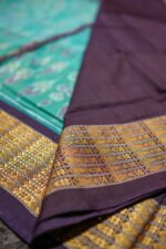 Vrindika Royal Ikat Sambalpuri Cotton with Blouse - Image 8