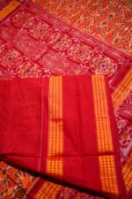 Marigold Heritage Ikat Sambalpuri Cotton with Blouse - Image 6