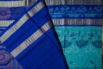 Royal Neel Tara Sambalpuri Cotton with Blouse - Image 5