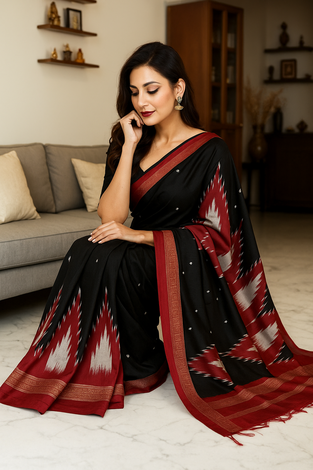 RudraShyama Silk RudraShyama Khandua Silk (Patta) - Image 1