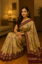 SwarnaPushpa Ikat Khandua Silk (Patta)