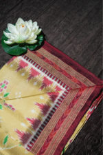 SwarnaPushpa Ikat Khandua Silk (Patta) - Image 5