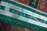Vanika Green Ikat Saree Sambalpuri Cotton - Image 3