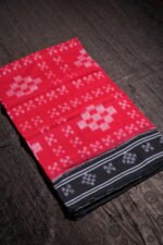 Raktima Heritage Ikat Saree Sambalpuri Cotton - Image 3