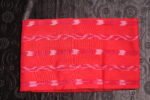 Crimson Ikat Majesty Sambalpuri Cotton Dress - Image 3