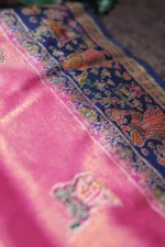 Desert Blossom Tissu Silk Fancy Saree - Image 3