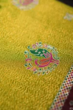 Majestic Green Tissu Silk Fancy Saree - Image 3