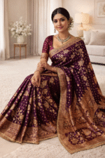 Neelima Amara Banarasi Fancy Silk(Patta) with Blouse