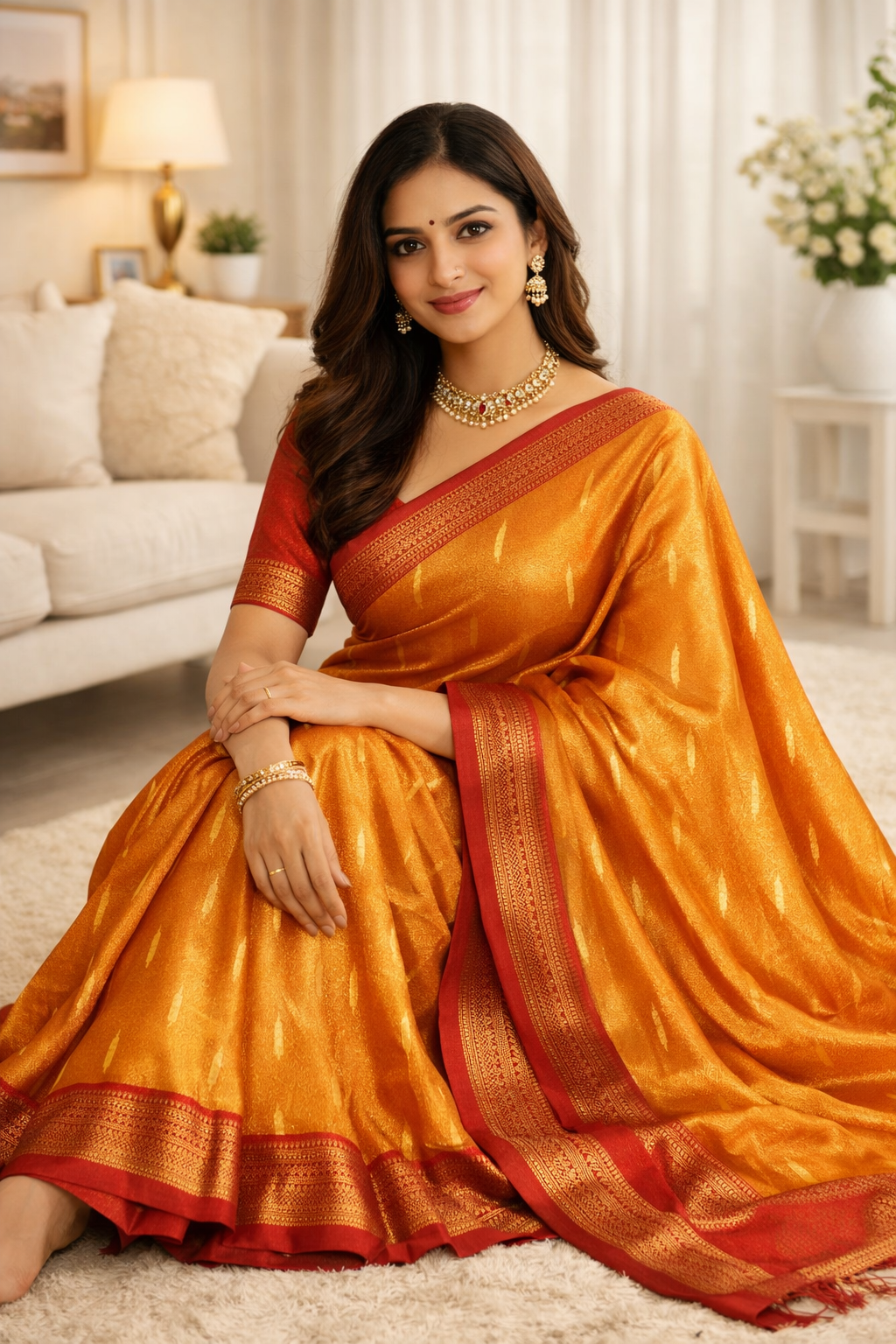 SwarnaPrabha Elegant Fancy Silk Saree SwarnaPrabha Elegant Fancy Silk Saree - Image 1
