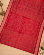 Sambalpuri Pata Silk Nabakoti Design Saree with Blouse Piece - Image 3