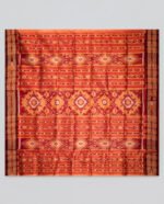 Khandua Pata Silk Saree with Kumbha Border - Image 3