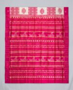 Khandua Pata Silk Saree with Double Border & Annual Design - Image 3