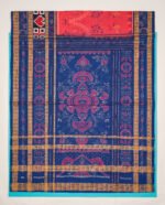 Sambalpuri Handloom Cotton Pasapalli Saree with Double Border & Blouse Piece - Image 3