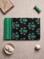 Sambalpuri Handloom Cotton Saree with Blouse Piece - Image 3