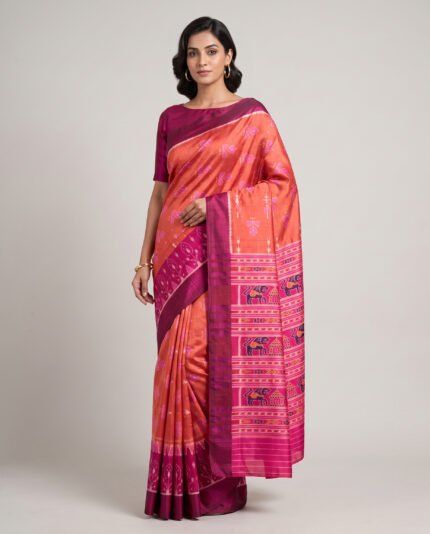 Khandua Pata Silk Saree