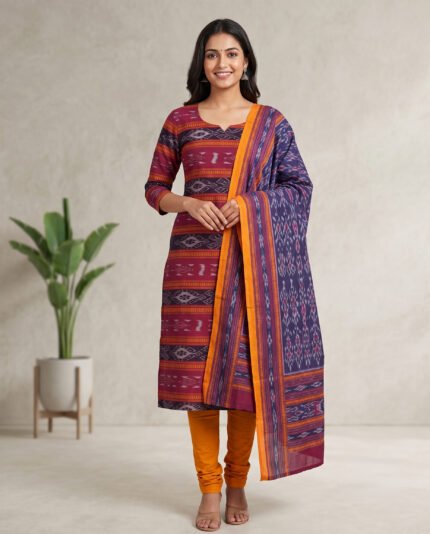 Cotton Handloom Dress Set