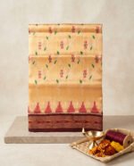 Khandua Pata Silk Saree with Kumbha Border - Image 2